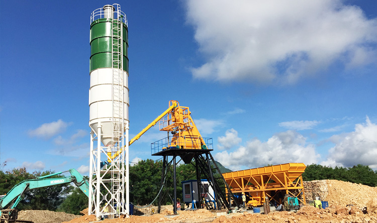 HZS50 Stationary Concrete Batching Plant