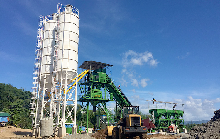 HZS60 Stationary Concrete Batching Plant