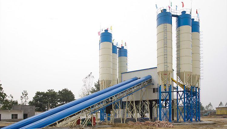 HZS120 Stationary Concrete Batching Plant