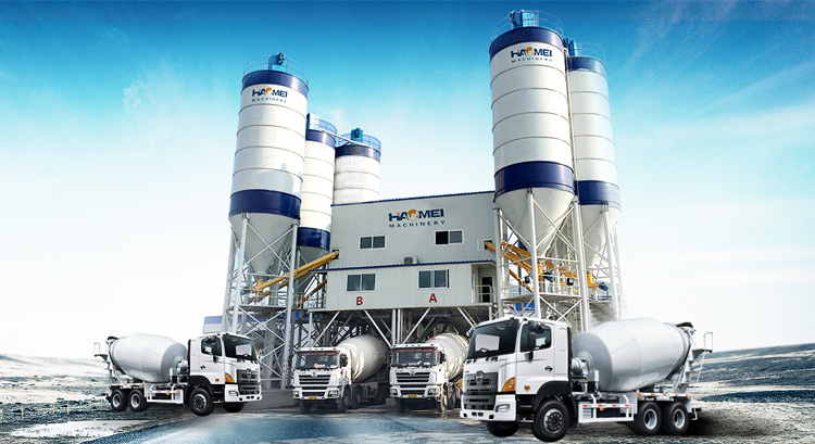 HZS180 Stationary Concrete Batching Plant