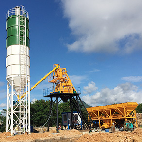 HZS50 Stationary Concrete Batching Plant