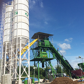 HZS60 Stationary Concrete Batching Plant