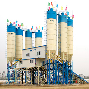 HZS120 Stationary Concrete Batching Plant